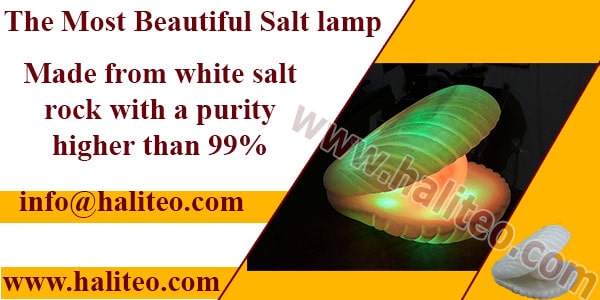 white rock salt lamp