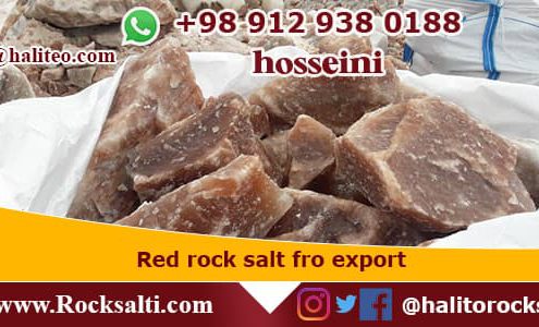 Red rock salt for export