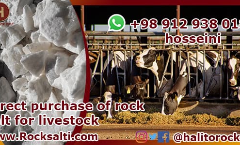 Rock salt for cow