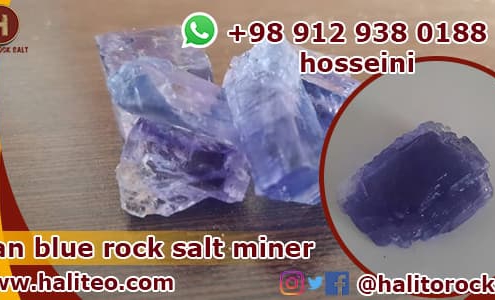 Iran blue rock salt