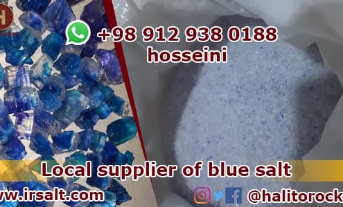 Iran blue salt