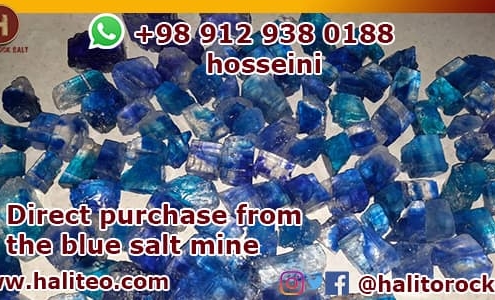 Iran blue salt