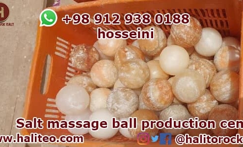 Salt massage ball