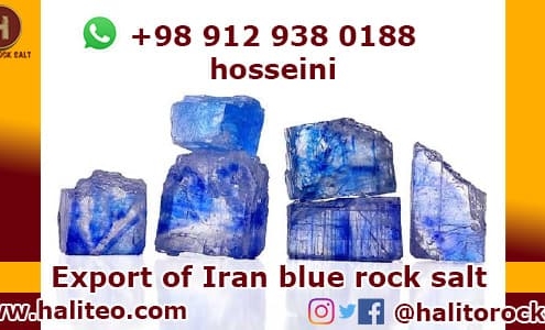 Iran blue rock salt